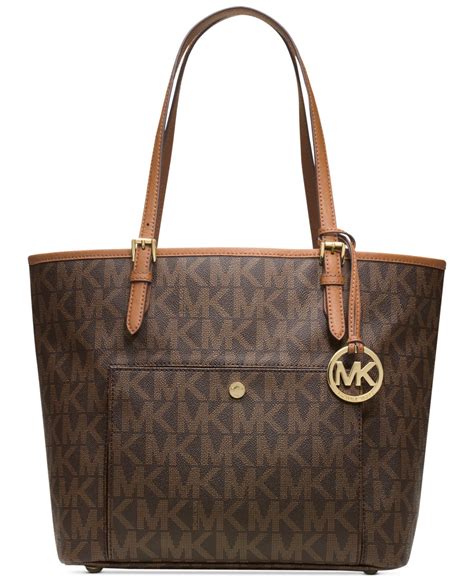 michael kors large jet set convertible tote|michael kors jet set brown.